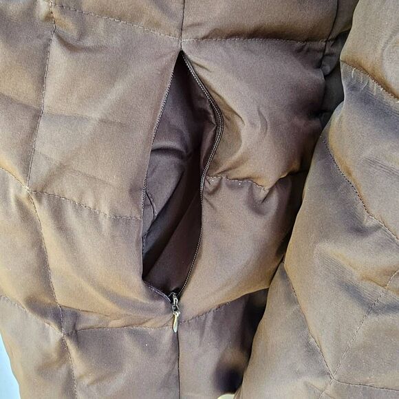 Calvin Klein Women’s Brown Puffer Jacket S Down Filled Quilted Coat Warm - Picture 6 of 9